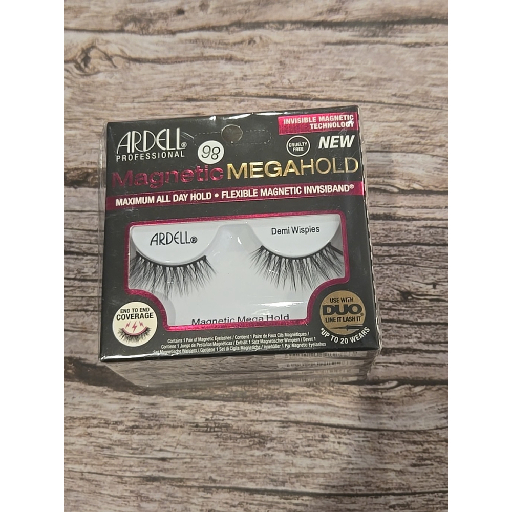 Ardell Professional New Magnetic: MEGAHOLD Demi Wispies Black Falsies Lashes(219